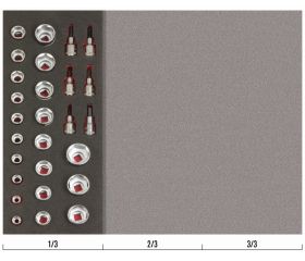 Juego de vasos de 1/2