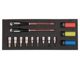 Juego de vasos de impacto y vasos con punta de 1/2