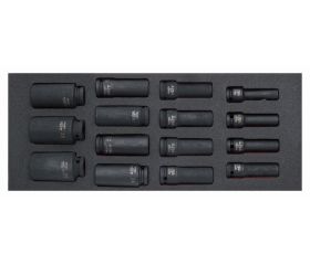 Juego de vasos de impacto de serie larga de 1/2