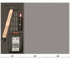 Juego de martillo, botadores y destornillador a golpe en bandeja de foam 1/3 Fit&Go (35&nbsp;piezas) | FF1E5004