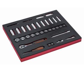 Juego de vasos de serie larga/estándar de 3/8