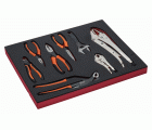 Juego de llaves y alicates en bandeja de foam 2/3 Fit&Go (8&nbsp;piezas) | FF1F4001