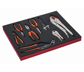 Juego de llaves y alicates en bandeja de foam 2/3 Fit&Go (8 piezas) | FF1F4001