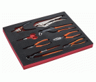 Juego de tijeras y alicates en bandeja de foam 2/3 Fit&Go (8&nbsp;piezas) | FF1F4002