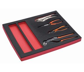 Juego de alicates en bandeja de foam 2/3 Fit&Go (4 piezas) | FF1F4003