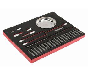 Juego de puntas y plato magnético en bandeja de foam 2/3 Fit&Go (50 piezas) | FF1F5004