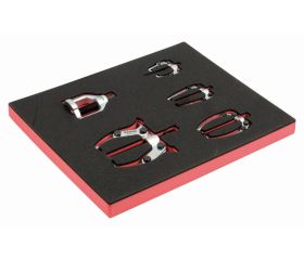 Juego de extractores en bandeja de foam 2/3 Fit&Go (5 piezas) | FF1F5007