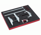 Juego de extractores universales y de rótulas en bandeja de foam 2/3 Fit&Go (5 piezas) | FF1F5009