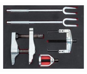 Juego de extractores universales y de rótulas en bandeja de foam 2/3 Fit&Go (5 piezas) | FF1F5009