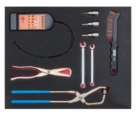 Juego de llaves de estrella y cepillo en bandeja de foam 2/3 Fit&Go (9 piezas) | FF1F5010