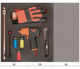 Juego de llave de impacto mini de 1/2