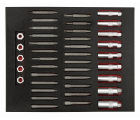 Juego para copelas de suspensión en bandeja de foam 2/3 Fit&Go (39 piezas) | FF1F5013