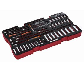 Juego de vasos en bandeja de foam para maletas rígidas 