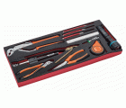 Bandeja&nbsp;de foam con composición de herramientas en pulgadas para nuestras cajas metálicas de las series 1483K y 1483KHD (12&nbsp;piezas) | FF3A03