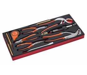 Bandeja de foam con composición de herramientas en pulgadas para nuestras cajas metálicas de las series 1483K y 1483KHD (11 piezas) | FF3A07