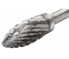 Limas rotativas en forma de llama de carburo de tungsteno para metal | H