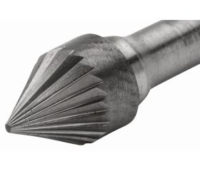 Limas rotativas cónicas 60° de carburo de tungsteno para metal | J