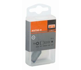 Llave de vaso no magnético para cabezal hexagonal de 1/4