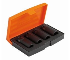 Juego de vasos de impacto de serie larga, fosfatados, con cuadrado de 1/2