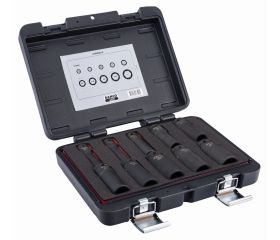 Juego de vasos de impacto de serie larga, fosfatados, con cuadrado de 1/2