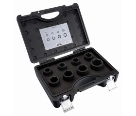 Juego de vasos de impacto fosfatados, con cuadrado de 3/4