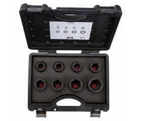 Juego de vasos de impacto fosfatados, con cuadrado de 3/4