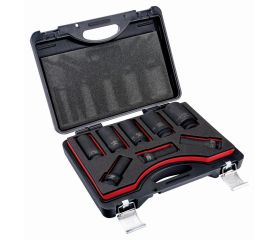 Juego de vasos de impacto de serie larga, fosfatados, con cuadrado de 3/4