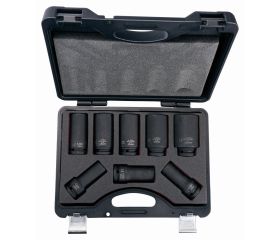 Juego de vasos de impacto de serie larga, fosfatados, con cuadrado de 3/4