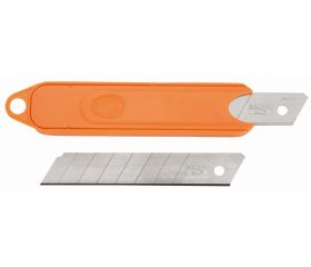 Hojas seccionables para cutters de 18 mm - 10 unidades/dispensador | KSBG18-10DISPEN