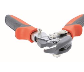 Tijeras para chapa de corte a izquierdas con mayor potencia gracias a la acción de palanca y mango rojo, corte a izquierdas | MA351