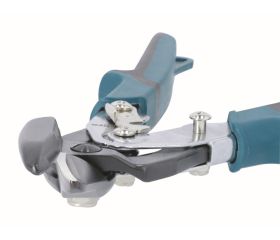 Tijeras para chapa de corte a derechas con mayor potencia gracias a la acción de palanca y mango codificado en color verde | MA361