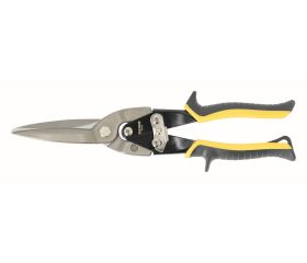 Tijeras para chapa con corte recto largo multipropósito con mango naranja | MA431