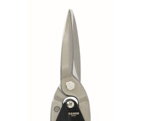 Tijeras para chapa con corte recto largo multipropósito con mango naranja | MA431