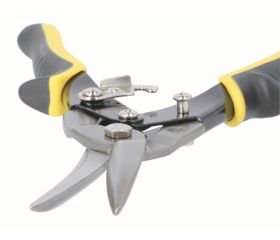 Tijeras para chapa con corte recto largo multipropósito con mango naranja | MA431