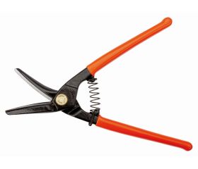 Tijeras cortachapas tradicionales/industriales de corte recto y a izquierdas con dos hojas finas y muelle de retorno | MR227L