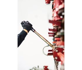 Llaves dinamométricas de disparo mecánico ajustable antichispa con visor de escala y cabeza fija de carraca de bronce de aluminio | NS041