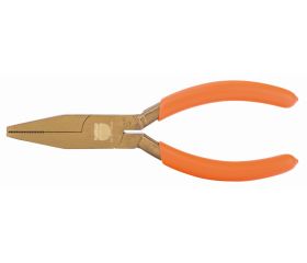 Alicates de boca plana larga antichispa de aluminio bronce | NS404