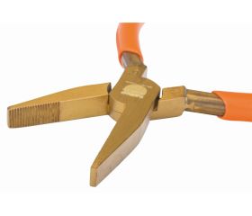 Alicates de boca plana larga antichispa de aluminio bronce | NS404