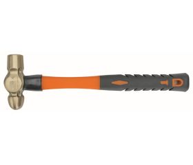 Martillos de bola antichispa con cabeza de aluminio bronce y mango de fibra de vidrio | NS506-FB