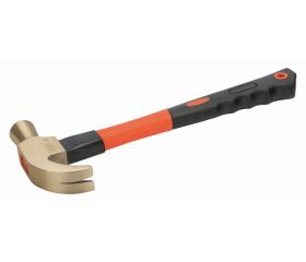 Martillos de uña antichispa con cabeza de aluminio bronce y mango de fibra de vidrio | NS508-FB