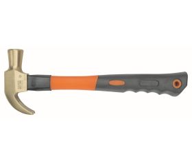 Martillos de uña antichispa con cabeza de aluminio bronce y mango de fibra de vidrio | NS508-FB