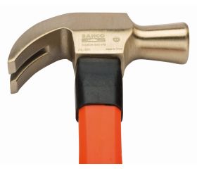 Martillos de uña antichispa con cabeza de aluminio bronce y mango de fibra de vidrio | NS508-FB