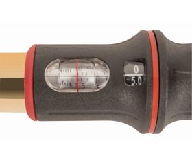 Llaves dinamométricas de disparo mecánico ajustable antichispa con visor de escala y cabeza fija de carraca de bronce de aluminio | NS041