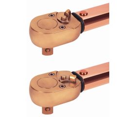 Llaves dinamométricas de disparo mecánico ajustable antichispa con visor de escala y cabeza fija de carraca de cobre de berilio | NSB041