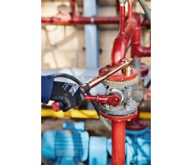 Llaves dinamométricas de disparo mecánico ajustable antichispa con visor de escala y cabeza fija de carraca de cobre de berilio | NSB041