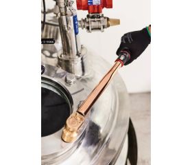 Llaves dinamométricas de disparo mecánico ajustable antichispa con visor de escala y cabeza fija de carraca de cobre de berilio | NSB041