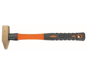 Martillos de tipo alemán antichispa con cabeza de cobre berilio y mango de fibra de vidrio | NSB504-FB