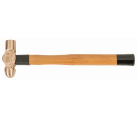 Martillos de bola antichispa con cabeza de cobre berilio y mango de madera | NSB506