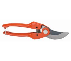 Tijeras de podar de una mano de corte deslizante con mangos de acero sellado presionado y cabeza de corte recto | P126