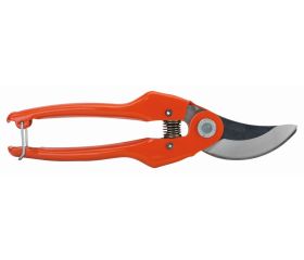 Tijeras de podar de una mano de corte deslizante con mangos de acero sellado presionado y cabeza de corte recto | P126